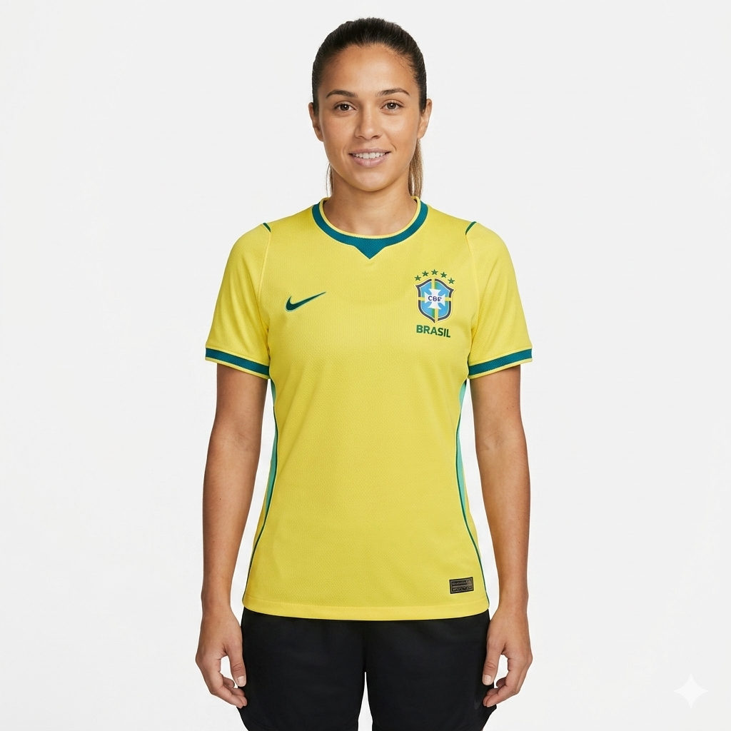 CAMISA BRASIL TITULAR COPA 2026 - FEMINIA