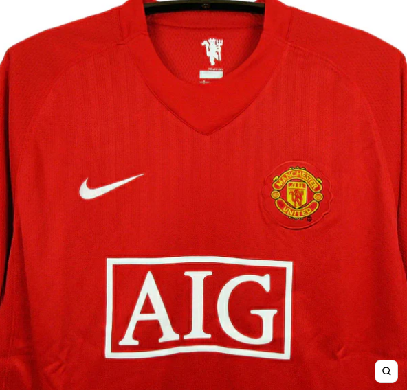 CAMISA MANCHESTER UNITED RETRO 2008 - RONALDO