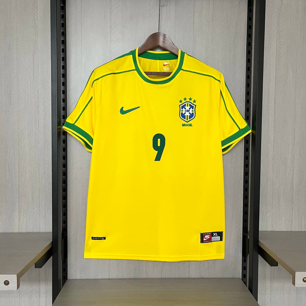 CAMISA BRASIL RETRO 1998 - RONALDO